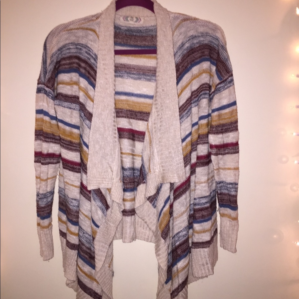 Stripped cardigan